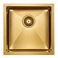Кухонная мойка Paulmark GERBERG 44 UNI, PM254444-BG, брашированное золото, 440х440мм Кухонная мойка Paulmark GERBERG 44 UNI, PM254444-BG, брашированное золото, 440х440мм