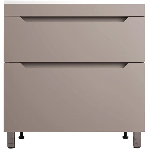 Тумба под раковину Style Line Остин 80 см ЛС-00002398 напольная, тауп темный Тумба под раковину Style Line Остин 80 см ЛС-00002398 напольная, тауп темный