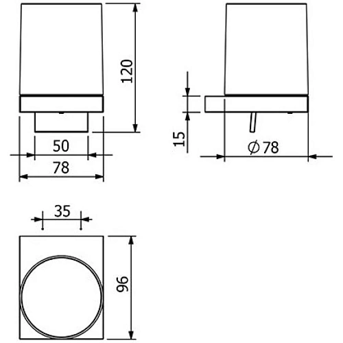 Дозатор жидкого мыла Kludi VELA C 3197605 хром Дозатор жидкого мыла Kludi VELA C 3197605 хром