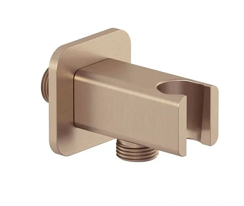 Шланговое подключение Kludi A QA 65568N1-00 с держателем для душа брашированная бронза Шланговое подключение Kludi A QA 65568N1-00 с держателем для душа брашированная бронза