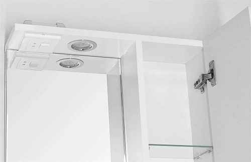 Зеркальный шкаф Style Line Канна 50/С, Люкс ЛС-00000293 Зеркальный шкаф Style Line Канна 50/С, Люкс ЛС-00000293