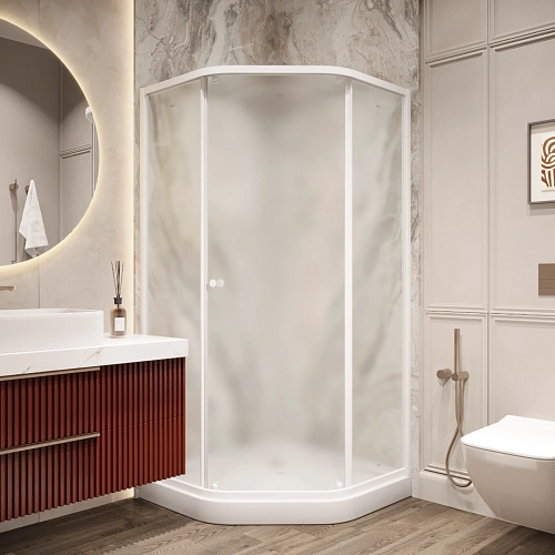 Душевой уголок Parly ZEР91FR с поддоном 90х90х197 Душевой уголок Parly ZEР91FR с поддоном 90х90х197