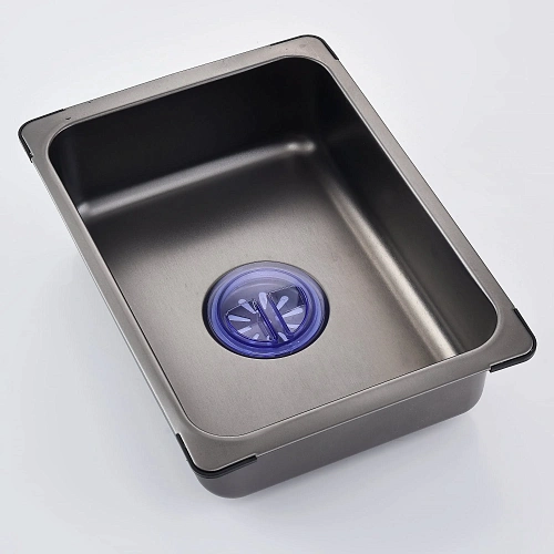 Кухонная мойка ArtDecco Elegant Flow 75 AEF117546 графит, из нержавеющей стали Кухонная мойка ArtDecco Elegant Flow 75 AEF117546 графит, из нержавеющей стали