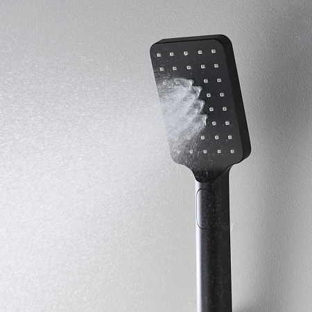 Душевая лейка WasserKRAFT A130 3-функциональная черный