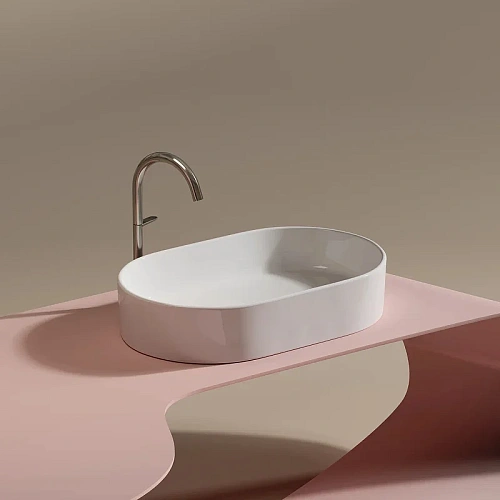 Раковина Ceramica Nova ELEMENT CN6048 белый накладная Раковина Ceramica Nova ELEMENT CN6048 белый накладная