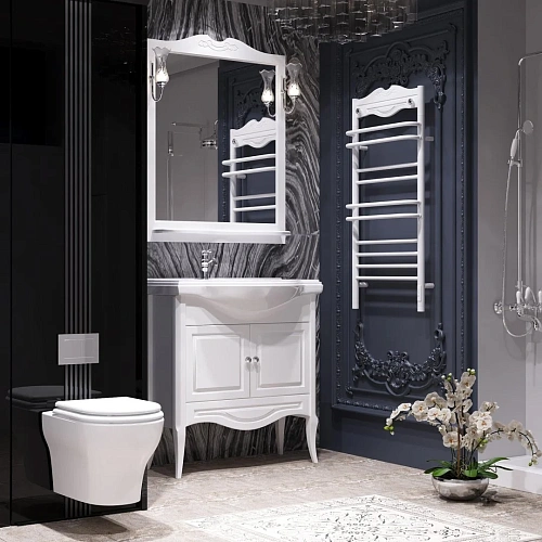 Унитаз подвесной Opadiris Кантара OS74711 белый, безободковый, сиденье дюропласт Унитаз подвесной Opadiris Кантара OS74711 белый, безободковый, сиденье дюропласт