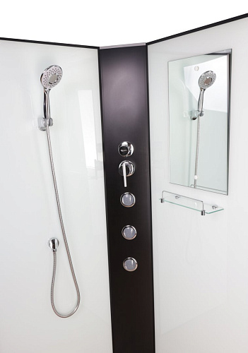 Душевая кабина Niagara Classic NG-6709-14BKG (1000х1000х2000)высокий поддон (45см) стекло прозрачное черные профиля 67091414BKG Душевая кабина Niagara Classic NG-6709-14BKG (1000х1000х2000)высокий поддон (45см) стекло прозрачное черные профиля 67091414BKG