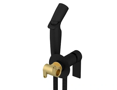 Гигиенический душ Cersanit BRASKO BLACK (A64103) встраиваемый однорычажный черный 64103 Гигиенический душ Cersanit BRASKO BLACK (A64103) встраиваемый однорычажный черный 64103