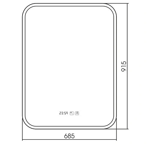 Зеркало Silver mirrors Stiv neo (LED-00002399) Зеркало Silver mirrors Stiv neo (LED-00002399)