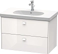 Тумба под раковину Duravit Brioso BR414602222 подвесная 82 см белый глянцевый Тумба под раковину Duravit Brioso BR414602222 подвесная 82 см белый глянцевый