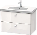 Тумба под раковину Duravit Brioso BR414602222 подвесная 82 см белый глянцевый Тумба под раковину Duravit Brioso BR414602222 подвесная 82 см белый глянцевый