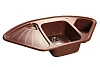 Кухонная мойка GranFest Corner C-1040 E кр.м красный марс