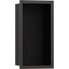 Настенный короб Hansgrohe XtraStoris Individual с дизайнерской рамой 30х15х10 см 56095340, шлифованн