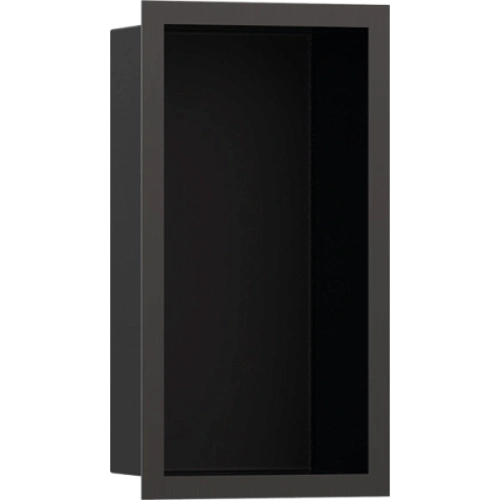 Настенный короб Hansgrohe XtraStoris Individual с дизайнерской рамой 30х15х10 см 56095340, шлифованн Настенный короб Hansgrohe XtraStoris Individual с дизайнерской рамой 30х15х10 см 56095340, шлифованн
