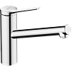 Картинка анонса товара «смеситель для кухни hansgrohe zesis m33 150, с поворотным изливом, для водонагревателей открытого типа 74811000.»