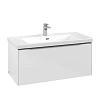 Тумба под раковину Villeroy &amp; Boch Subway 3.0 с подсветкой Brilliant White / Brilliant White C569L0V C569L0VE