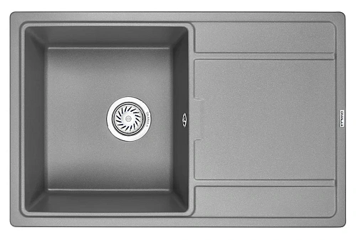 Кухонная мойка Granula 7804, АЛЮМИНИУМ, кварц 780х500 Кухонная мойка Granula 7804, АЛЮМИНИУМ, кварц 780х500