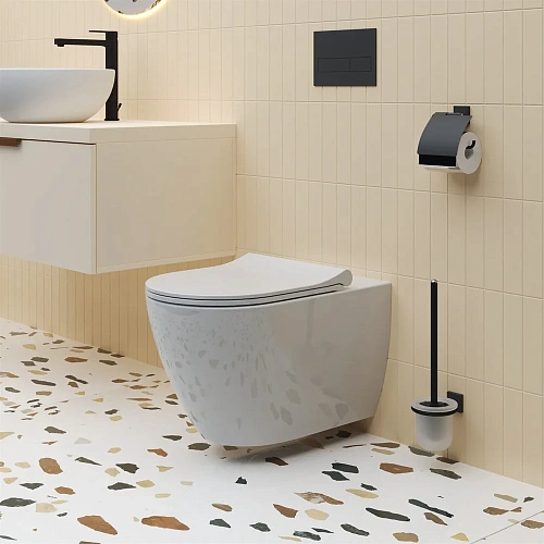 Крышка-сиденье Ambassador Queen 112T20001S (тонкое) белое Крышка-сиденье Ambassador Queen 112T20001S (тонкое) белое