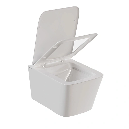 Унитаз подвесной BERGES Sigma Rimless 52 см, сиденье дюропласт, микролифт, быстросьем 082254 Унитаз подвесной BERGES Sigma Rimless 52 см, сиденье дюропласт, микролифт, быстросьем 082254