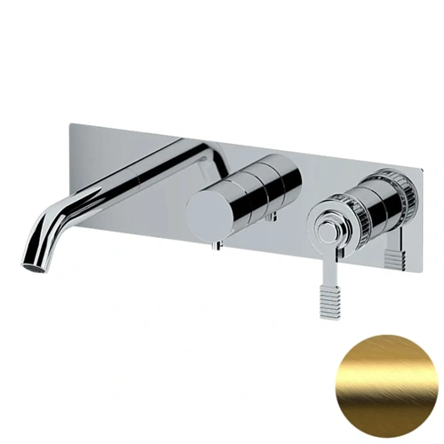 Смеситель для ванны Remer Atelier AL54D3WBBG, золото брашированное Смеситель для ванны Remer Atelier AL54D3WBBG, золото брашированное
