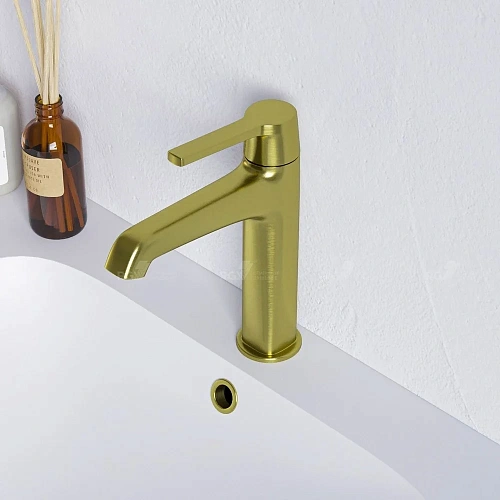 Смеситель для раковины RGW Shower Panels SP-301G золото Смеситель для раковины RGW Shower Panels SP-301G золото