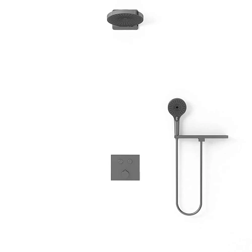 Душевая система Vincea Inspire VSFW-4I211RGM встраиваемая, вороненая сталь Душевая система Vincea Inspire VSFW-4I211RGM встраиваемая, вороненая сталь