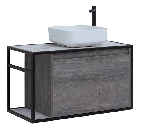 Тумба под раковину Aquanet Nova Lite Loft 90 R дуб рошелье 00261655 Тумба под раковину Aquanet Nova Lite Loft 90 R дуб рошелье 00261655