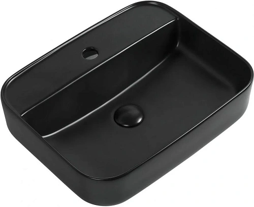 Раковина Aquanet Soul-2-MB 50 накладная, черная матовая SOUL-2-MB Раковина Aquanet Soul-2-MB 50 накладная, черная матовая SOUL-2-MB