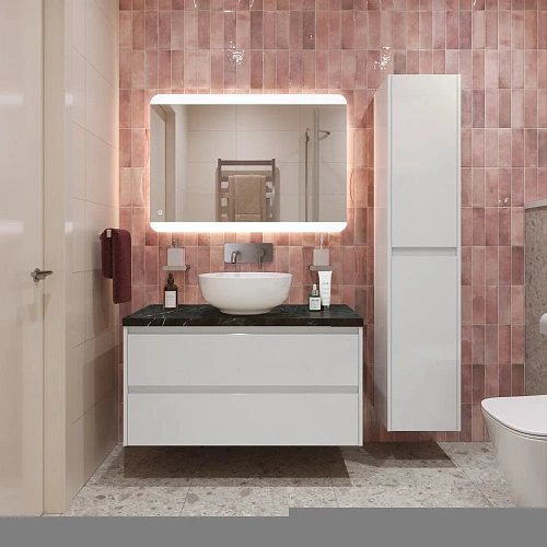 Тумба со столешницей и раковиной BelBagno KRAFT 80 kraft80bo-kepmno-1077-set подвесная KRAFT80BO-KEPMNO-1077-SET Тумба со столешницей и раковиной BelBagno KRAFT 80 kraft80bo-kepmno-1077-set подвесная KRAFT80BO-KEPMNO-1077-SET