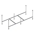 Каркас для ванны AM.PM Like W80A-150-070W-R A0 150х70 см Каркас для ванны AM.PM Like W80A-150-070W-R A0 150х70 см