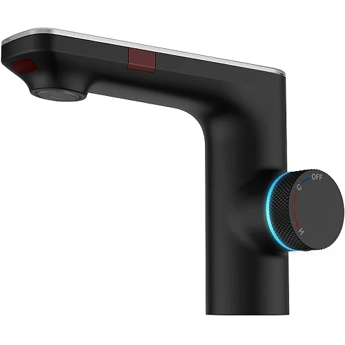 Смеситель для раковины BERGES MORANS 076002 сенсорный, черный матовый Смеситель для раковины BERGES MORANS 076002 сенсорный, черный матовый