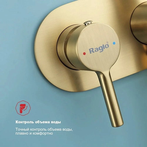 Гигиенический душ Raglo R20.52.03 встраиваемый, золотой сатин Гигиенический душ Raglo R20.52.03 встраиваемый, золотой сатин