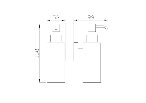 Дозатор жидкого мыла Wonzon & Woghand темное золото (WW-8932-DG) Дозатор жидкого мыла Wonzon & Woghand темное золото (WW-8932-DG)