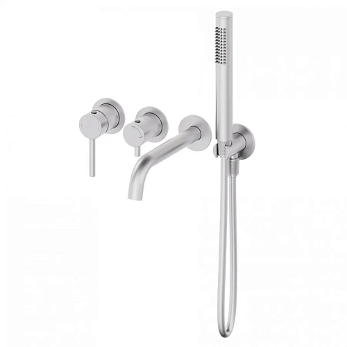 Смеситель для ванны Wonzon & Woghand встраиваемый, брашированный никель (WW-889017-BN) Смеситель для ванны Wonzon & Woghand встраиваемый, брашированный никель (WW-889017-BN)