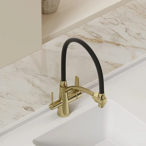 Смеситель для кухни Sancos Eri SC4001ZG под фильтр, полированное золото Смеситель для кухни Sancos Eri SC4001ZG под фильтр, полированное золото