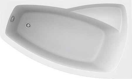 Акриловая ванна STWORKI Монтре 150x90 R, с каркасом 557125