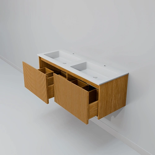 Тумба с раковиной ArtDecco Elizabeth 120 AEL12W11D100 белый дуб Тумба с раковиной ArtDecco Elizabeth 120 AEL12W11D100 белый дуб