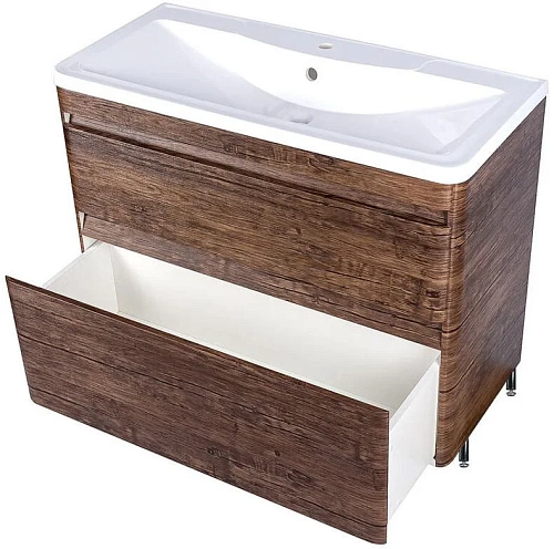 Тумба под раковину Style Line Атлантика 100, Люкс старое дерево, PLUS ЛС-00000614 Тумба под раковину Style Line Атлантика 100, Люкс старое дерево, PLUS ЛС-00000614