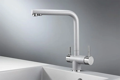 Смеситель для кухни Granula 2305, АЛЮМИНИУМ Смеситель для кухни Granula 2305, АЛЮМИНИУМ