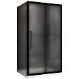 Душевой уголок ABBER Schwarzer Diamant AG30130BMH-S80BM 130x80 см универсальный, профиль черный, стекло матовое Душевой уголок ABBER Schwarzer Diamant AG30130BMH-S80BM 130x80 см универсальный, профиль черный, стекло матовое
