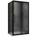 Душевой уголок ABBER Schwarzer Diamant AG30160BMH-S100BM 160x100 см универсальный, профиль черный, стекло матовое Душевой уголок ABBER Schwarzer Diamant AG30160BMH-S100BM 160x100 см универсальный, профиль черный, стекло матовое