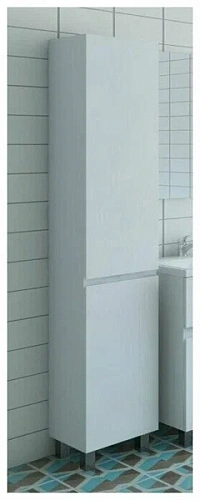 Шкаф-пенал Эстет Dallas Luxe ФР-00017496 напольный, правый с бел. корзиной 400х340х2000 Шкаф-пенал Эстет Dallas Luxe ФР-00017496 напольный, правый с бел. корзиной 400х340х2000