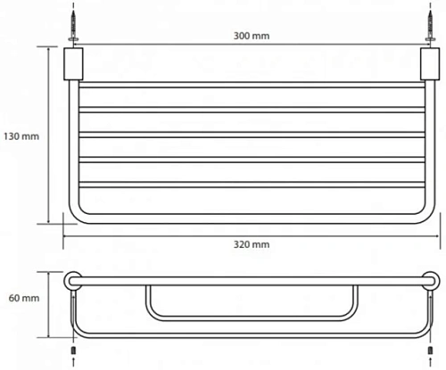 Полка Bemeta CYTRO 146208112 Полка Bemeta CYTRO 146208112