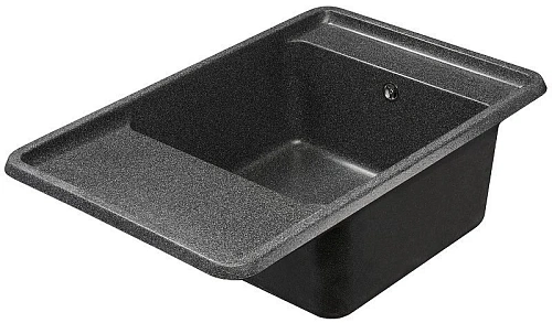 Кухонная мойка Aquaton Беллис 78 1A725032BS210 из литого мрамора, графит Кухонная мойка Aquaton Беллис 78 1A725032BS210 из литого мрамора, графит