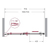 Душевая дверь BelBagno MARINO-BF-1-110-C-Cr Душевая дверь BelBagno MARINO-BF-1-110-C-Cr
