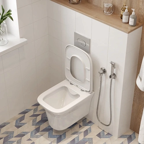 Унитаз подвесной Ceruttispa AMI Aria CT8780 безободковый, сиденье микролифт Унитаз подвесной Ceruttispa AMI Aria CT8780 безободковый, сиденье микролифт