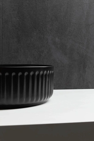 Раковина Allen Brau Fantasy Line 36 4.11032.31 накладная, черный матовый Раковина Allen Brau Fantasy Line 36 4.11032.31 накладная, черный матовый