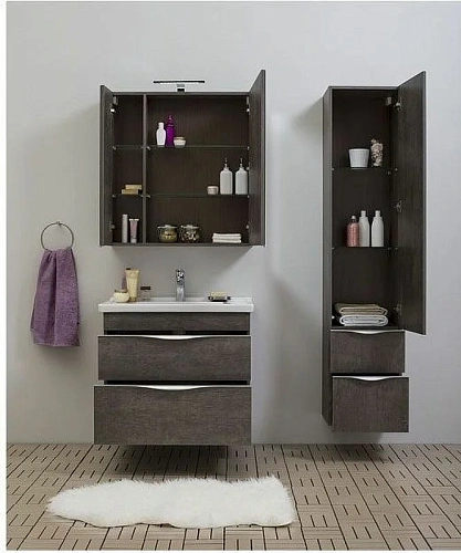 Зеркальный шкаф Aquanet Эвора 80 дуб антик 00182741 Зеркальный шкаф Aquanet Эвора 80 дуб антик 00182741