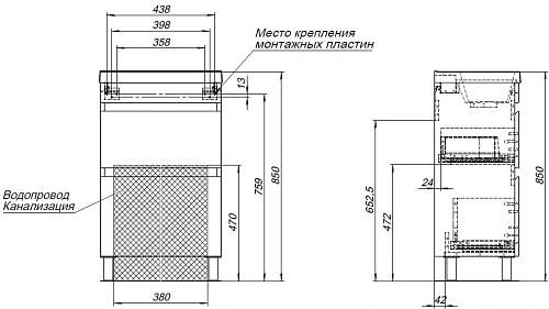 Тумба под раковину Aquanet Нота New 50 00344136 напольная, дуб веллингтон табак Тумба под раковину Aquanet Нота New 50 00344136 напольная, дуб веллингтон табак