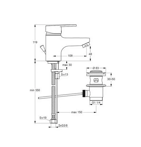 Комплект смесителей Vidima СЕВА ФРЕШ(Seva Fresh) BA035AA, хром Комплект смесителей Vidima СЕВА ФРЕШ(Seva Fresh) BA035AA, хром